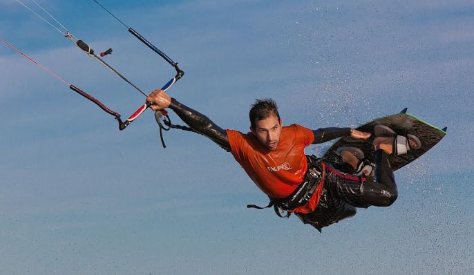 Escuela de kite de Cultura Extrema, Kitesurf en Chascomús