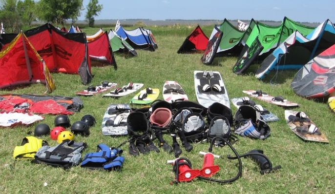 Escuela de kite de Cultura Extrema, Kitesurf en Chascomús